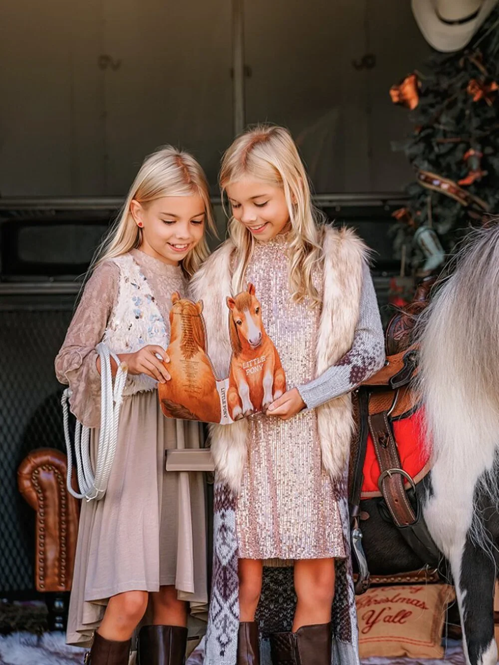 Joyfolie Kaylie Dress in Sand with Meike vest, lace, size 8